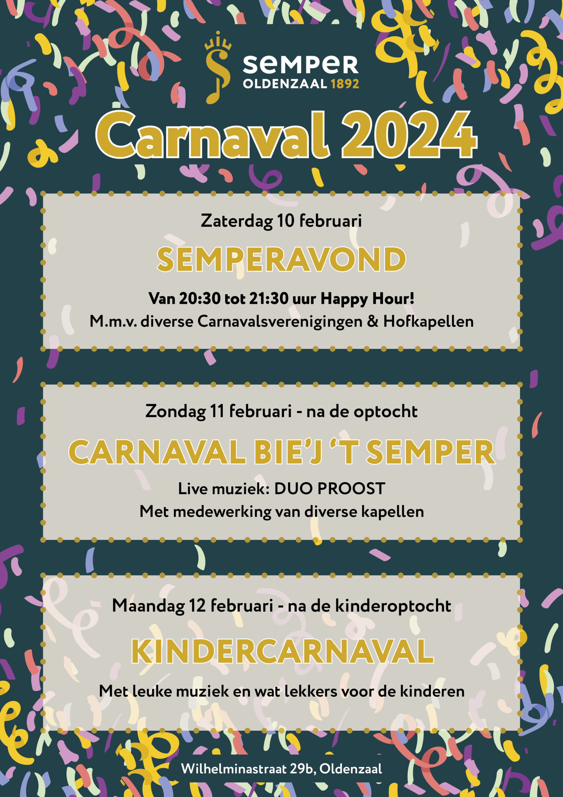 Carnaval Bie’j ‘t Semper!