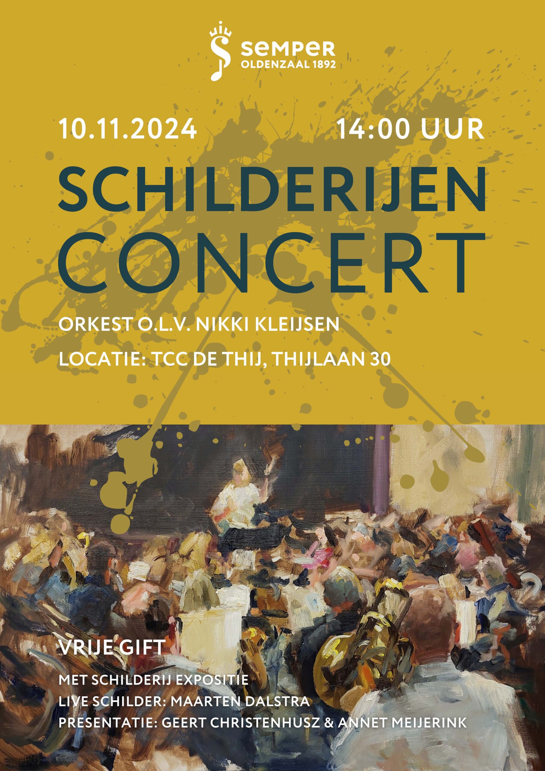 Schilderijenconcert mét veiling!