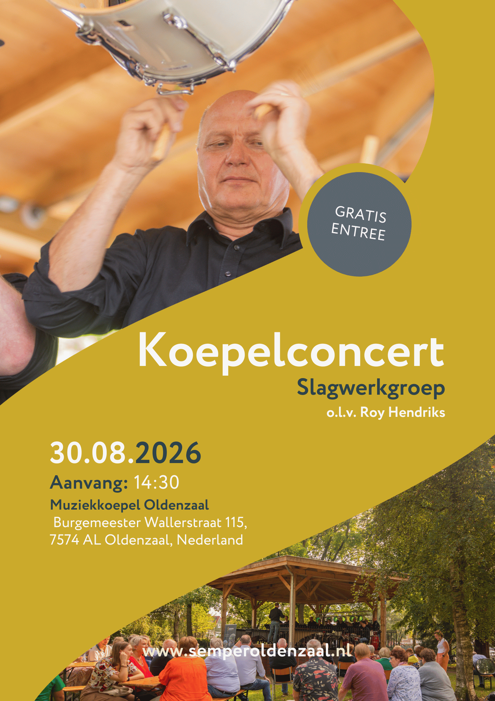 Koepelconcert 30/8/2026